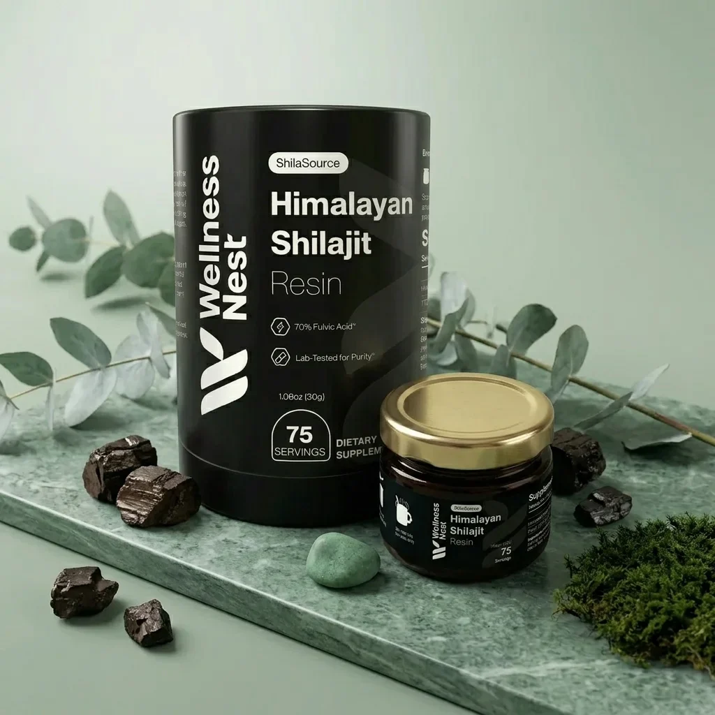 ShilaSource Himalayan Shilajit Resin Produkt von Wellness Nest